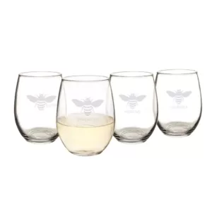 Cathy's Concepts 21 oz. Stemless Wine Glasses