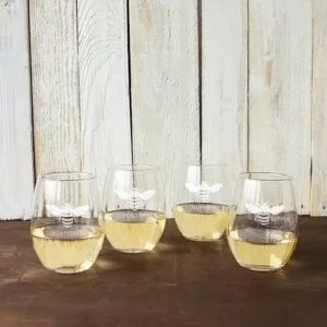 Cathy's Concepts 21 oz. Stemless Wine Glasses