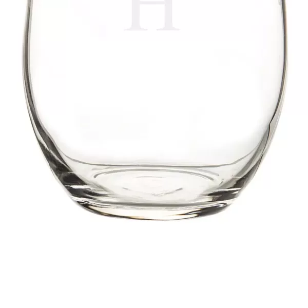 Cathy's Concepts Skull & Crossbones 21 oz. Stemless Wine Glasses (Set of 4)