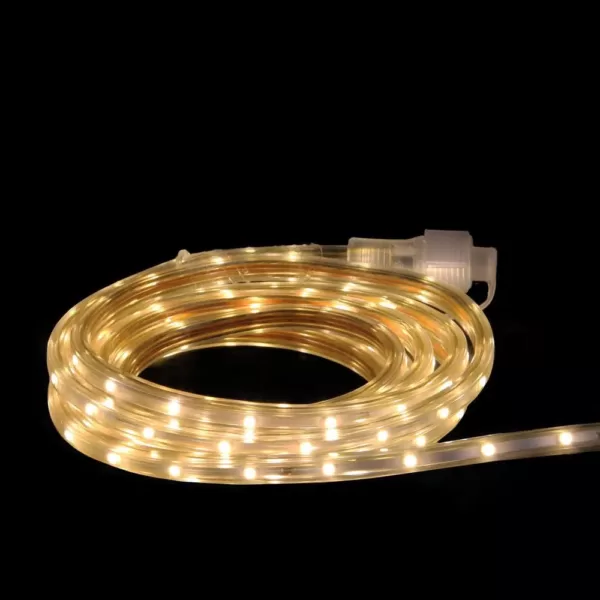 CC Christmas Decor 10 ft. 60-Light Warm White LED Indoor/Outdoor Christmas Linear Tape Lighting