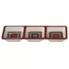 Certified International Monterrey 13.5 in. x 5 in. Multi-Colored 3-Section Relish Tray