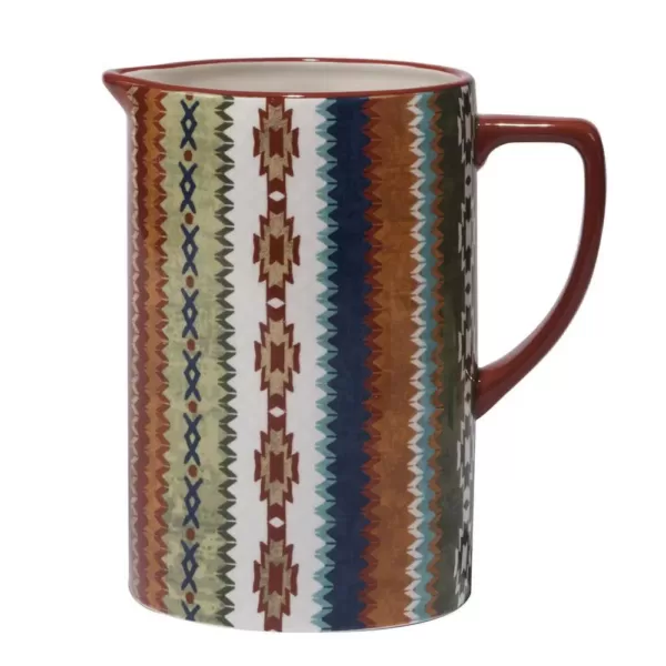 Certified International Monterrey 80 oz. Multi-Colored Pitcher