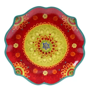 Certified International The Tunisian Sunset Collection Scalloped Platter