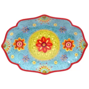 Certified International Tunisian Sunset Oval Platter