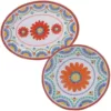 Certified International Vera Cruz 2-Piece Melamine Platter Set