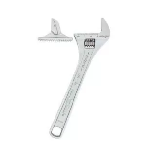 Channellock 12 in. Chrome Reversible Jaw Adjustable Wrench