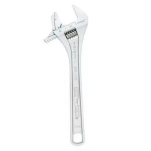 Channellock 12 in. Chrome Reversible Jaw Adjustable Wrench