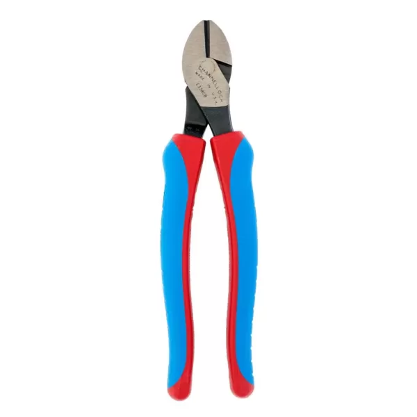 Channellock 8 in. E SERIES High Leverage Diagonal Cutting Plier with XLT Technology and CODE BLUE Comfort Grip