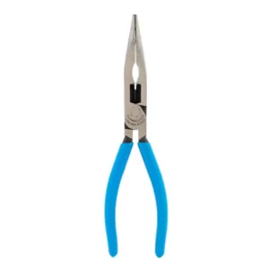 Channellock 8 in. E SERIES High Leverage Bent Long Nose Plier with XLT Technology