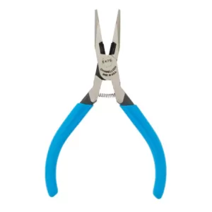 Channellock E Series High Leverage Precision 5 in. Long Nose Plier with XLT Technology