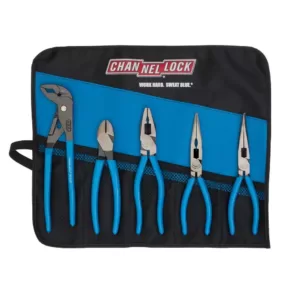 Channellock E SERIES High Leverage Plier Set with XLT Technology (5-Piece)