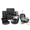 GRANITESTONE 20-Piece Aluminum Ultra-Durable Non-Stick Diamond Infused Cookware and Bakeware Set