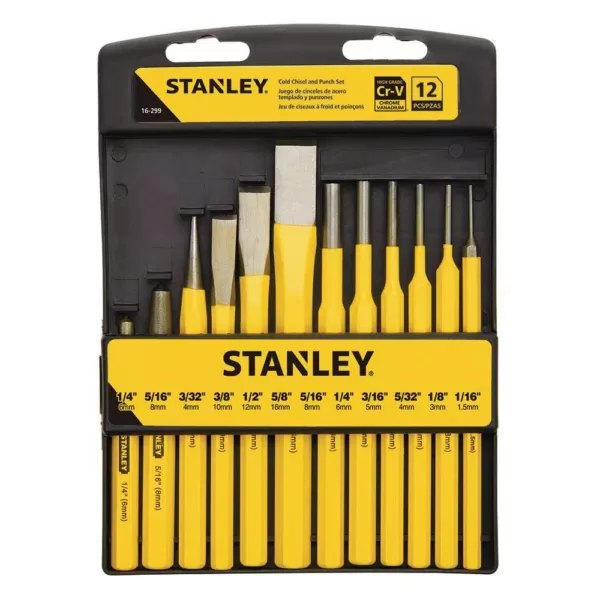 Stanley Punch and Chisel Kit (12-Piece)