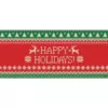 My Door Decor 7 ft. x 16 ft. Ugly Christmas Sweater Happy Holidays-Christmas Garage Door Decor Mural for Double Car Garage