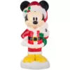 Gemmy 2 ft. Tall White Lighted Christmas Outdoor Decor-Mickey with Gifts-Disney