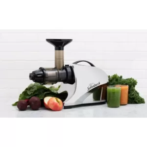 Tribest Solostar 4 16 fl. oz. Chrome Cold Press Juicer