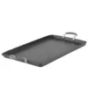 Circulon Elementum Hard-Anodized Nonstick Double Burner Griddle, 10-Inch x 18-Inch, Oyster Gray