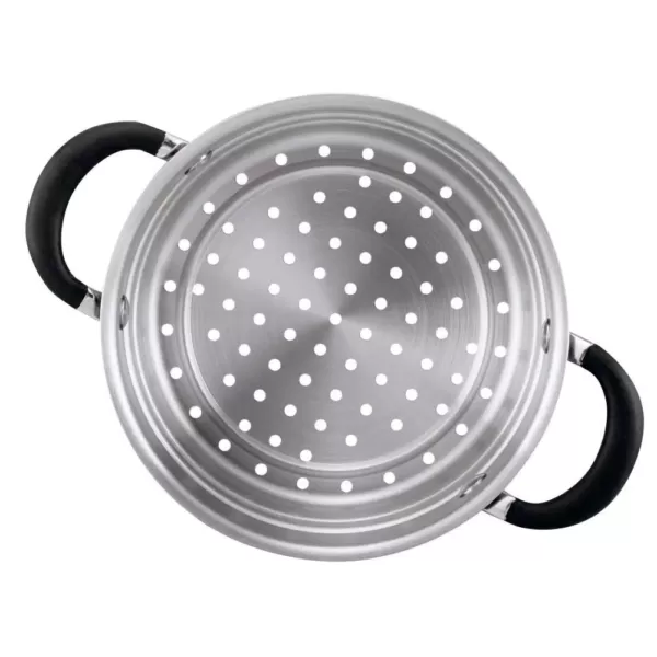 Circulon Momentum 3 qt. Stainless Steel Nonstick Sauce Pot with Glass Lid