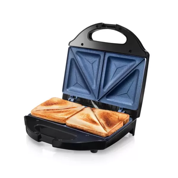 GRANITESTONE Classic Blue Non-Stick Diamond Infused Sandwich Maker