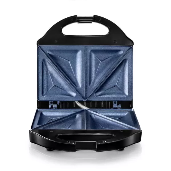 GRANITESTONE Classic Blue Non-Stick Diamond Infused Sandwich Maker