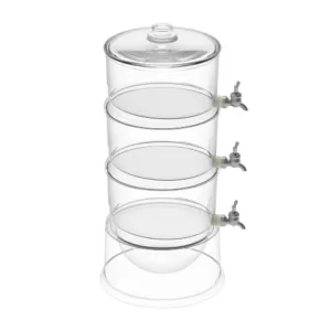 Classic Cuisine 2.6 Gal. BPA-Free Plastic 3-Tier Beverage Dispenser