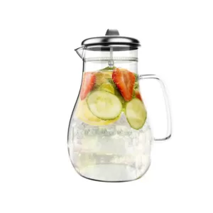 Classic Cuisine 64 oz. Glass Pitcher with Lid