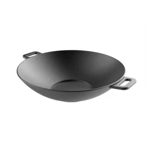 Classic Cuisine Cast Iron Wok with Handles