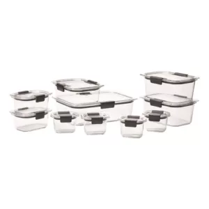 Rubbermaid Brilliance 20-Piece Food Storage Container Set