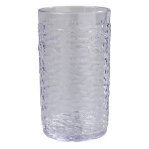 Carlisle 16 oz. SAN Plastic Pebble Optic Tumbler in Clear (Case of 24)