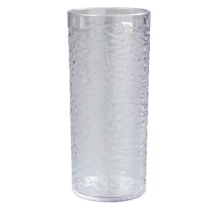 Carlisle 20 oz. SAN Plastic Pebble Optic Tumbler in Clear (Case of 24)