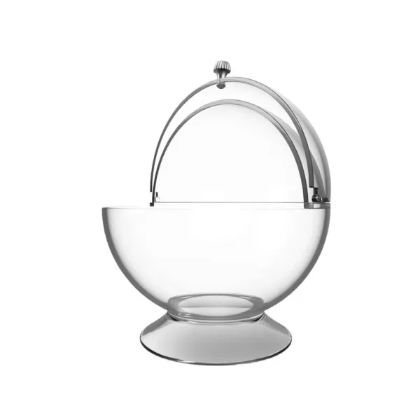 Chef Buddy Clear Candy Serving Bowl with Covered Lid