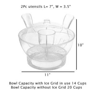 Classic Cuisine 6-Piece Cold Serving-Ware Bowl