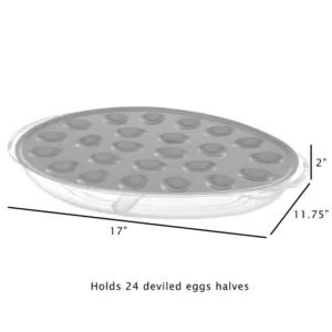 Classic Cuisine Deviled Egg Chilled Serving Tray