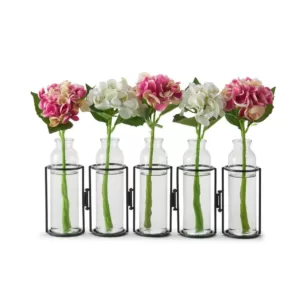 DANYA B Snake 8 in. Hinged 5-Bottle Vase