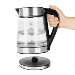 KALORIK 7-Cup Cordless Glass Electric Kettle