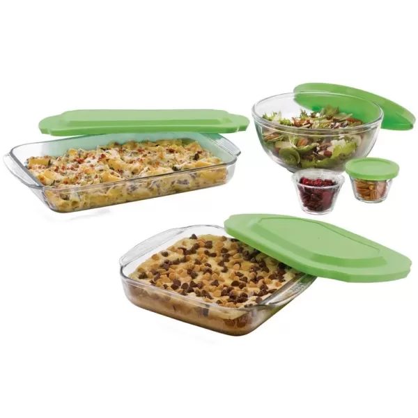 Libbey Baker's Basics 14-Piece Glass Bake Set with Lids