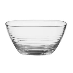 Libbey Aviva 5.5 in. 6-Piece Clear Glass Small Wave Side Bowl Set