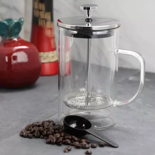 Mr. Coffee Hyland 20 oz French Press Coffee Maker with Scoop