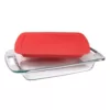 Pyrex Easy Grab 3-qt Glass Baker with Red Lid