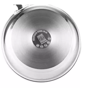 Cook N Home 12 qt. Stainless Steel Stock Pot in Black and Stainless Steel with Glass Lid