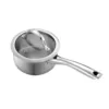 Cooks Standard Classic 1.5 qt. Stainless Steel Sauce Pan with Glass Lid