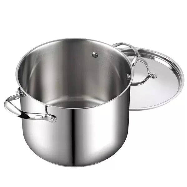 Cooks Standard Classic 8 qt. Stainless Steel Stock Pot with Lid