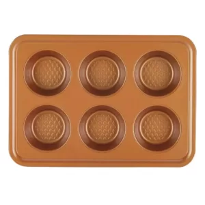 Ayesha Curry Ayesha Bakeware Toaster Oven Baking Set, Copper, 4-Piece