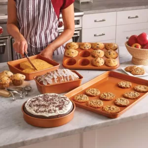 Gotham Steel Ti-Ceramic Non-Stick Muffin Pan (12-Muffins Capacity)