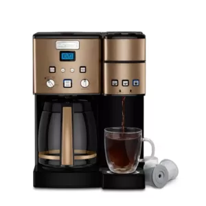 Cuisinart Coffee Center 12-Cup Copper Stainless Coffee Maker and Single-Serve Brewer