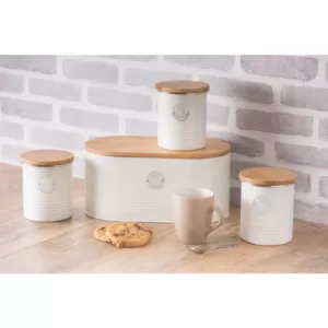 Mason Cash Living Coated-Steel Cream Cookie Storage