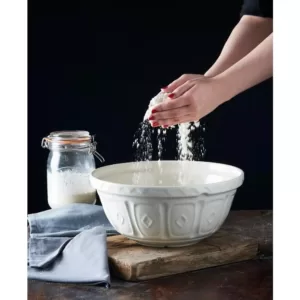 Mason Cash S18 Color Mix 10.25 in. Cream Mixing Bowl