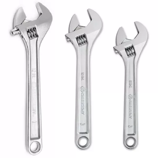 Crescent Adjustable Wrench Set (3-Piece)