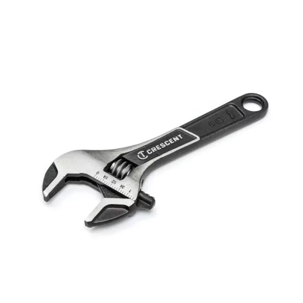 Crescent 6 in. and 10 in. Wide and Normal Jaw Adjustable Wrench Set (4-Piece)