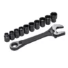 Crescent 3/8 in. Drive Pass-Thru Adjustable Wrench Set (11-Piece)